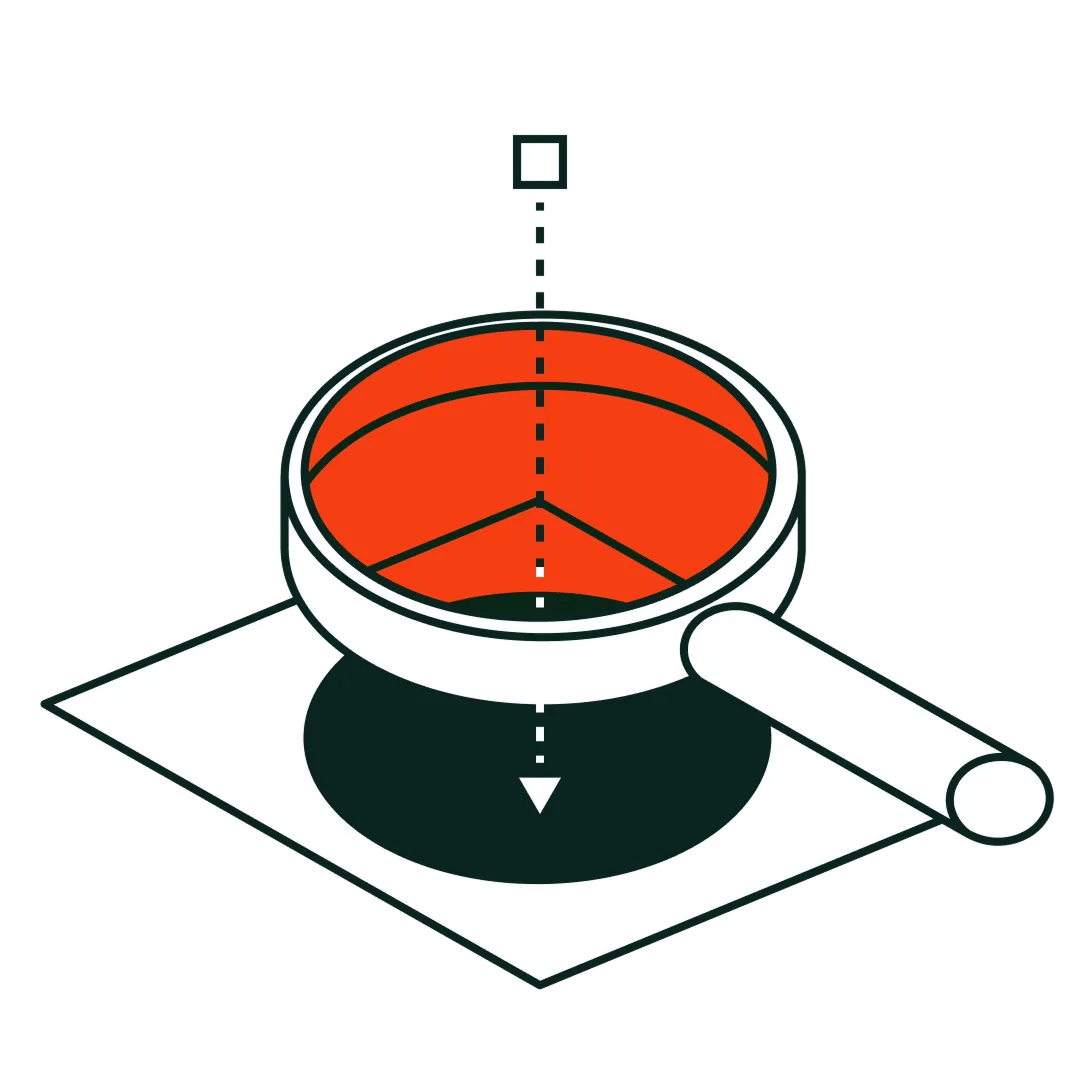 illustration of a magnifying glass